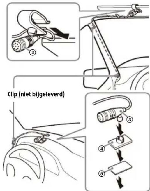 SONY XAVAX3250 - De microfoon installeren - 1