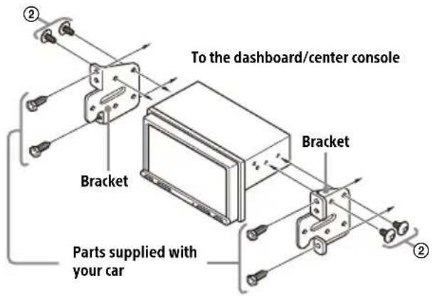 SONY XAVAX3250 - Mounting the unit in a Japanese car - 1