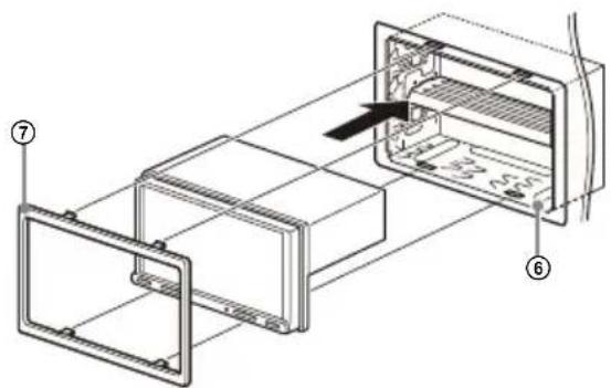 SONY XAVAX3250 - Montera encheten på instrumentbrändan - 2