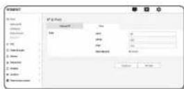 Wisenet XND8080R - IP &amp; Port - 1