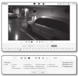 Wisenet XND8080R - Afin de lire le contenu après une recherche par événement - 1