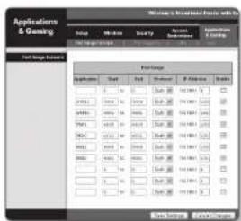 Wisenet XND8080R - Redirection manuelle de la plage de ports - 1