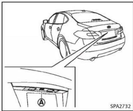 INFINITI Q70n (2014) - COMMUTATEURDEDEVERROUILAGEDUCOUVERCLEDUCOFFRE - 1