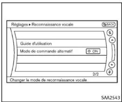 INFINITI Q70n (2014) - Activationdumodedecommande alternatif - 1