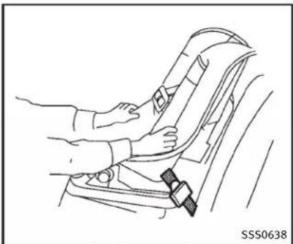 INFINITI Q70n (2014) - INSTALLATIOND'UNDISPOSITIFDE RETENUEPOURENFANTSORIENTE VERSL'AVANTAVECSYSTÉM LATCH - 4
