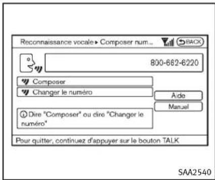 INFINITI Q70n (2014) - Exemplesdecommandesvocales - 7