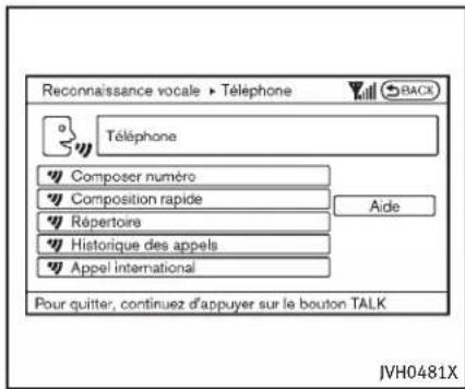 INFINITI Q70n (2014) - Exemplesdecommandesvocales - 3