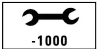 DUCATI 1199 Panigale S (2012) - Indication OIL SERVICE zéro (fig. 40) - 6