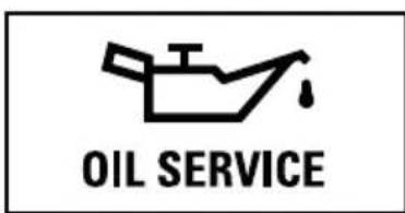 DUCATI 1199 Panigale S (2012) - Indication OIL SERVICE ou DESMO SERVICE (fig. 42) - 1