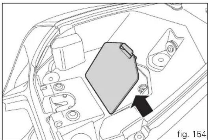 DUCATI 1199 Panigale S (2012) - Accessoires standard (fig. 154) - 1