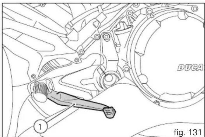DUCATI 1199 Panigale S (2012) - Sélecteur de vitesse (fig. 132) - 1