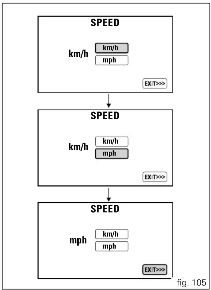 DUCATI 1199 Panigale S (2012) - Configuration des unités de mesure - 3