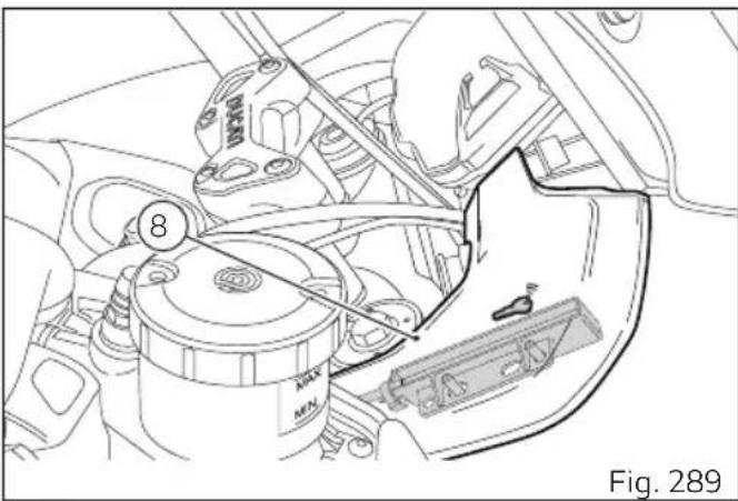 DUCATI Multistrada 950 S (2019) - Conditions affectant le fonctionnement et du système « Hands Free » - 3
