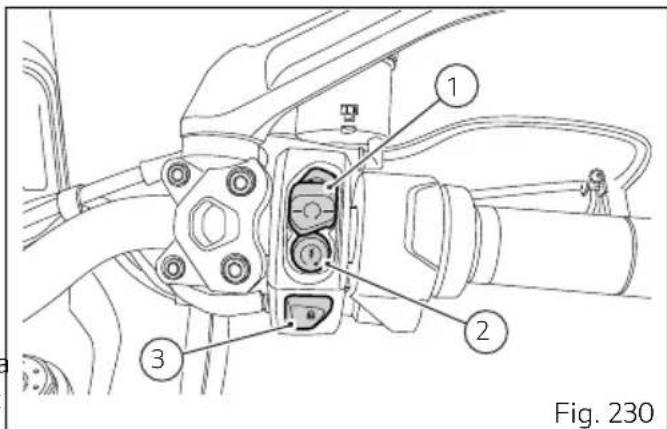 DUCATI Multistrada 950 S (2019) - Commutateur droit - 1
