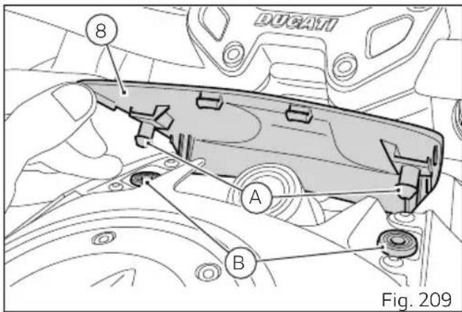 DUCATI Multistrada 950 S (2019) - Conditions affectant le fonctionnement correct du système « Hands Free » - 3