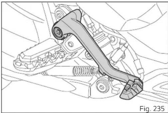 DUCATI Multistrada 950 S (2019) - Pédale de commande frein arrêté - 1