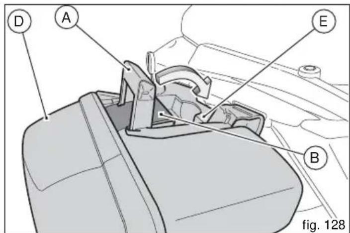 DUCATI Multistrada 1200 S Touring (2011) - Fermetre (fig. 128) - 2