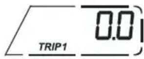 DUCATI Multistrada 1200 S Touring (2011) - Indicateur de la distance partielle parcoursue «TRIP2» - 1