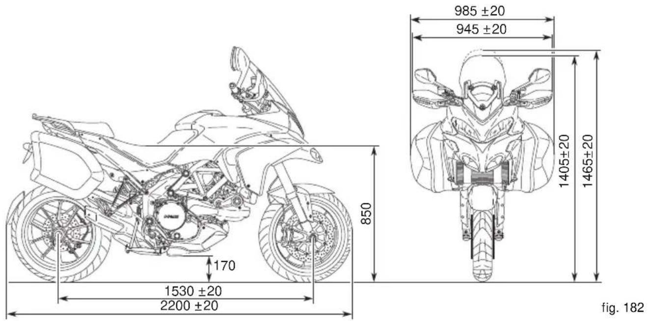 DUCATI Multistrada 1200 S Touring (2011) - Poids - 2