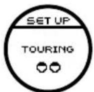 DUCATI Multistrada 1200 S Touring (2011) - SET UP - indication du « mode de conduite » régle. - 16