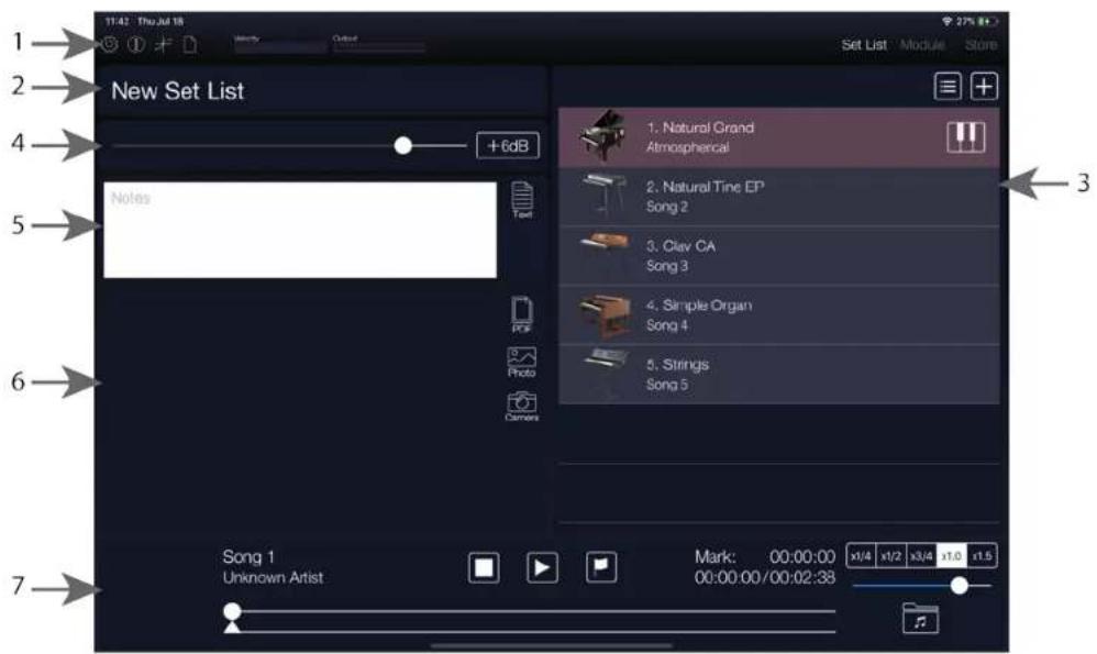 KORG Module - Set List - 1
