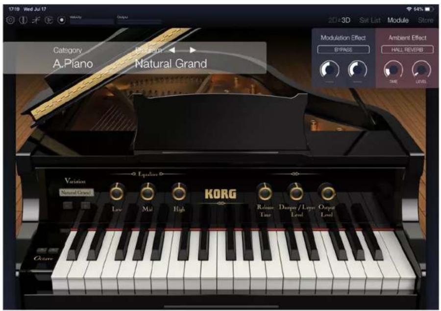 KORG Module - 演奏の準備 - 1