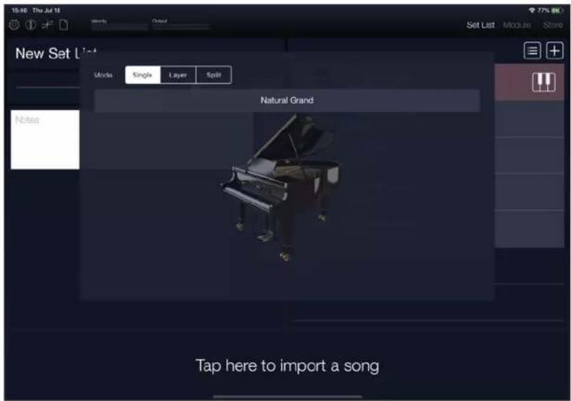 KORG Module - スプリット・レイヤー機能を使う - 1