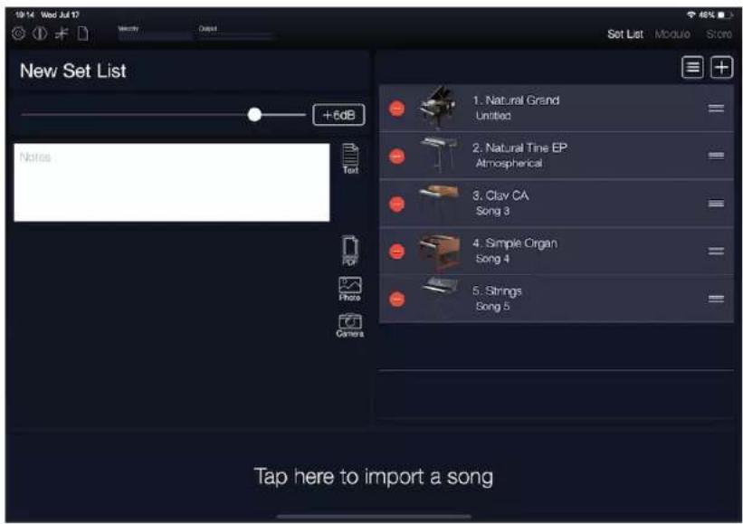 KORG Module - リストを編集する - 1