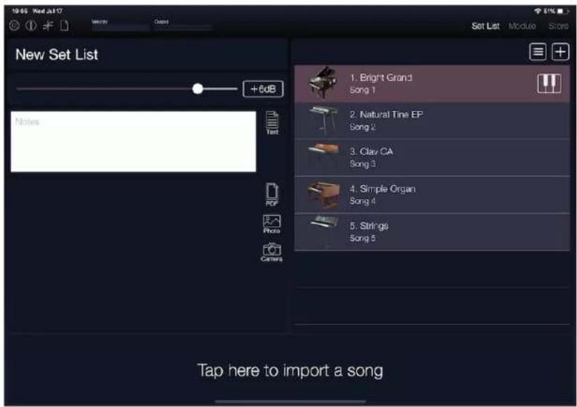 KORG Module - リストにプログラムを登録する - 2