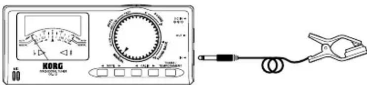 KORG OT12M - Utilisation du micro de contact - 1