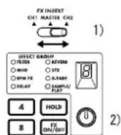 KORG Kaoss Mixer - Wiedergabe-Bedierung - 1