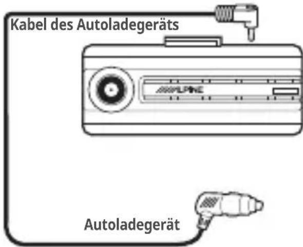ALPINE RVCC310 - Anschlussdiagramm für Autoladegerät - 1