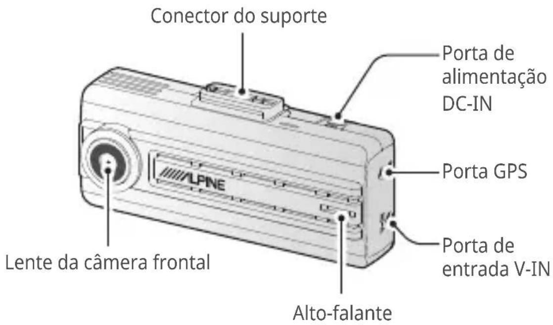 ALPINE RVCC310 - Câmara frontal (unidade principal) - visão frontal - 1
