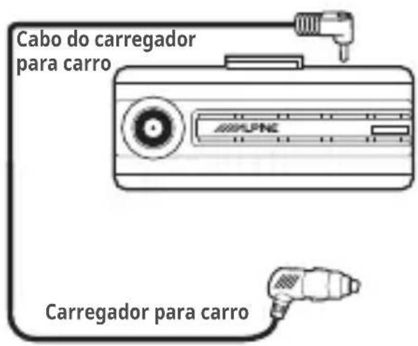 ALPINE RVCC310 - Diagrama de conexão do carregarador para carro - 1