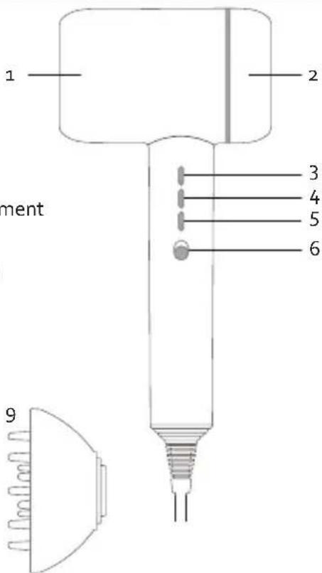 DOMO DO2135HD - PARTS - 1