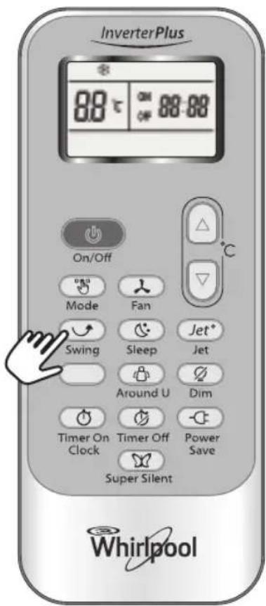 WHIRLPOOL FM12IDUWA2 - Control del flujo de aire horizontal (manual) - 1