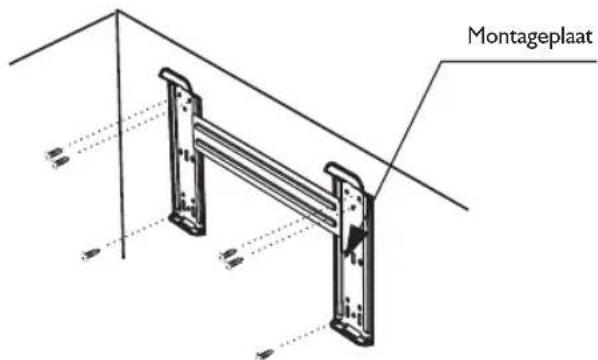 WHIRLPOOL FM12IDUWA2 - Installatie van de montageplaat - 1