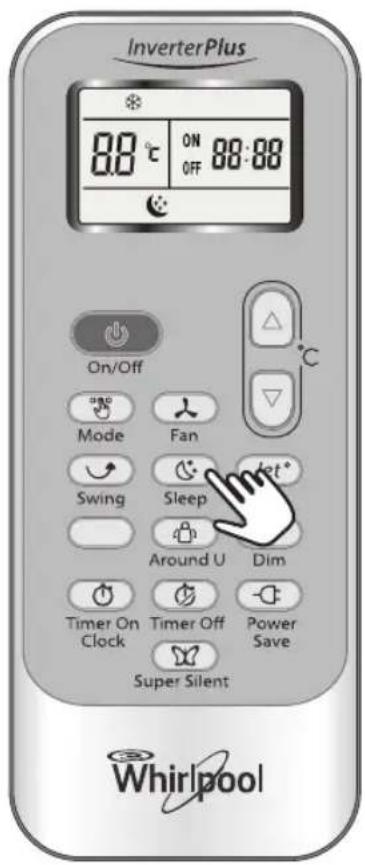 WHIRLPOOL FM12IDUWA2 - SLEEP for Children (mode 4): - 1