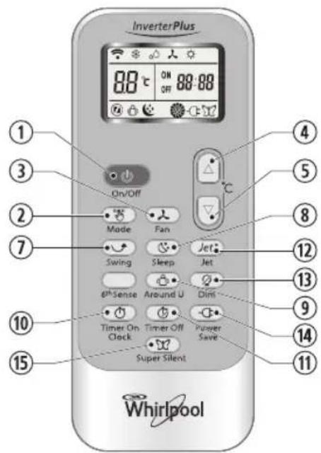 WHIRLPOOL FM12IDUWA2 - 12.JET BUTTON - 1