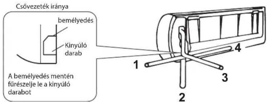 WHIRLPOOL FM12IDUWA2 - Beltéri egység csovezétékének felszerelése - 2