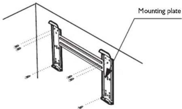 WHIRLPOOL FM12IDUWA2 - Installing the Mounting Plate - 1