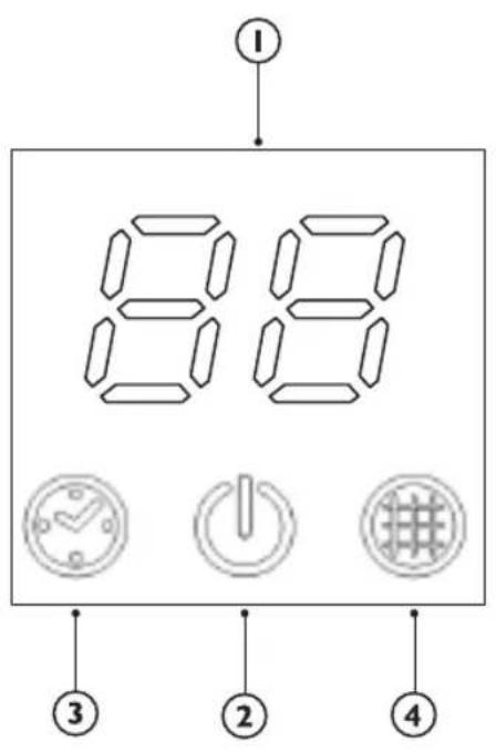 WHIRLPOOL FM12IDUWA2 - ОпUCAHNEHAИнДИКATOPITEHAДИСПЛЕ HA KOMAHДHOTO TABLO - 5