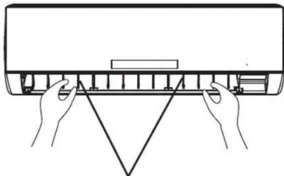 WHIRLPOOL FM12IDUWA2 - Control del flujo de aire horizontal (manual) - 2