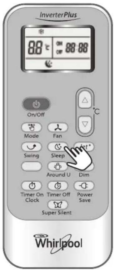 WHIRLPOOL FM12IDUWA2 - SLEEP para jovens/adolescentes (modo 3): - 2