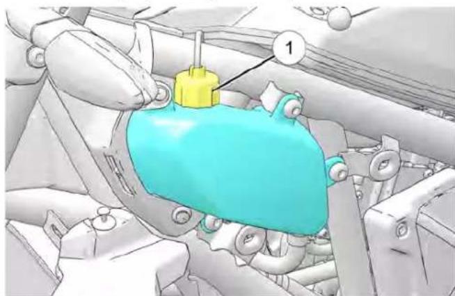 Indian FTR 1200 S (2019) - VVEERRIFFICATTIOON DDUU NNIVVVEAAUU AABPRQUNNTIDDEEQUUIDDEE DDEE RREIRREEFFRRDOIIDDISSSEEMMEENNT Pour faire l'appoint de liquide de refroidissement, procedez comoe suit: - 2