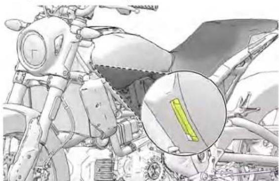 Indian FTR 1200 S (2019) - VVEERRIFFICATTIOON DDUU NNIVVVEAAUU AABPRQUNNTIDDEEQUUIDDEE DDEE RREIRREEFFRRDOIIDDISSSEEMMEENNT Pour faire l'appoint de liquide de refroidissement, procedez comoe suit: - 1