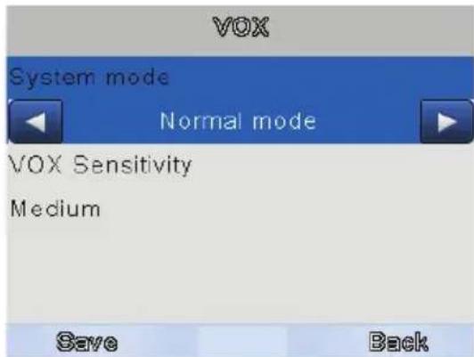 Luvion Platinum 3 - MENU>VOX - 3