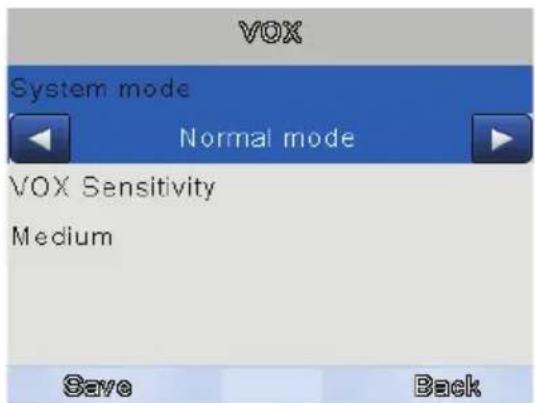 Luvion Platinum 3 - MENU>VOX - 3