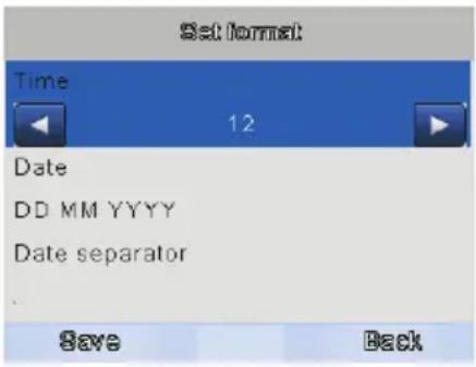 Luvion Platinum 3 - MENU > EINSTELLUNGEN > LCD BACKLIGHT - 4