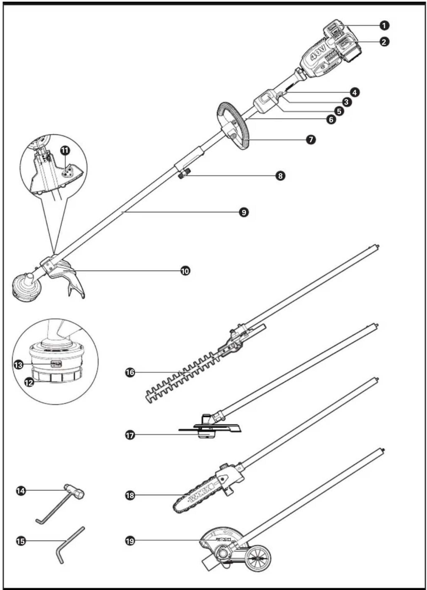WORX WG186 - SAVE THESE INSTRUCTIONS - 9